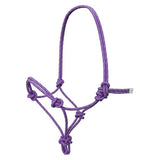 Hardcore Rope Halter Purple/Grey