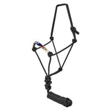 Rope Halter Beaded Nose Black/Cream