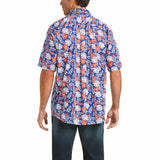 Ariat Mens Garstow Print Classic SS Shirt Multi
