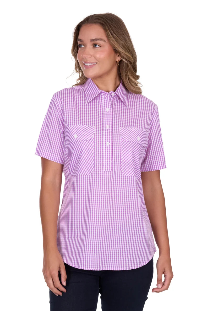 Hard Slog Womens Grace 1/2 PLKT SS Shirt