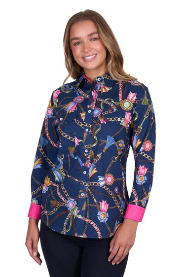 Hard Slog Womens Jolie Full PLKT LS Shirt