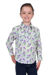 Hard Slog Kids Lynn 1/2 PLKT LS Shirt