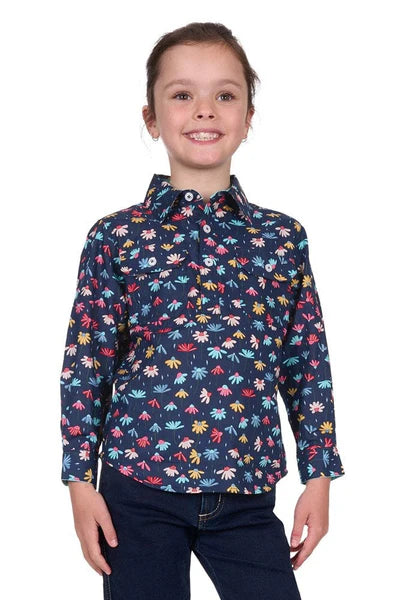 Hard Slog Kids Tori 1/2 PLKT LS Shirt