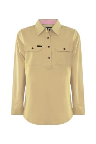 Hard Slog Womens H/PLTK Light CTN LS Shirt