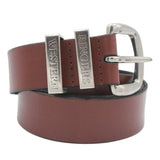 James Belt Black Silver
