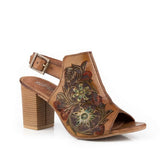 Roper Womens MIKA Tan Leather Sandal