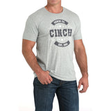 CINCH MENS DENIM CO GREY T-SHIRT