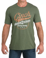 CINCH MENS TEE OLIVE