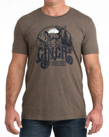 CINCH Mens Brown Deer T-Shirt