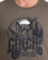 CINCH Mens Brown Deer T-Shirt