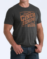 CINCH Mens Charcoal T-Shirt
