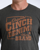 CINCH Mens Charcoal T-Shirt
