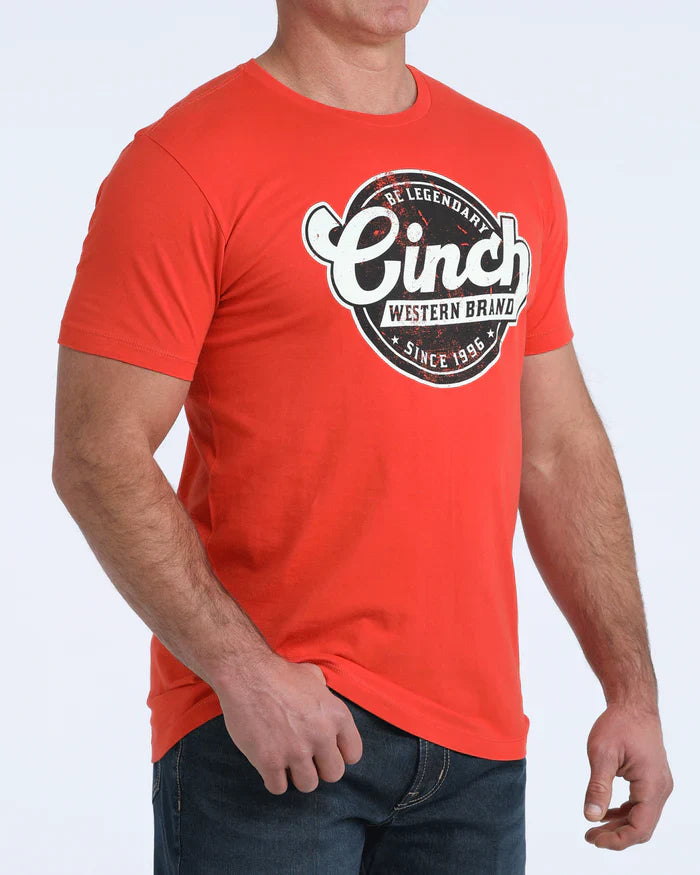 CINCH Mens Red T-Shirt