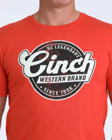 CINCH Mens Red T-Shirt