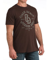 CINCH Mens Brown T-Shirt