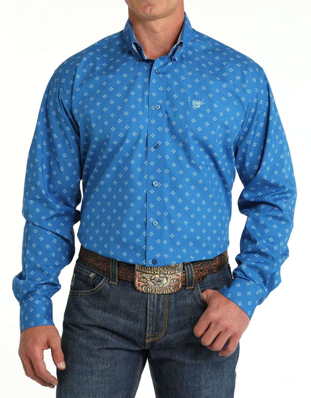 Cinch Mens Long Sleeve Shirt Roy