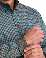 CINCH Mens LS Shirt Brown