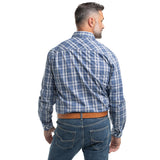 Just Country Austin FB Royal Blue and White Plaid
