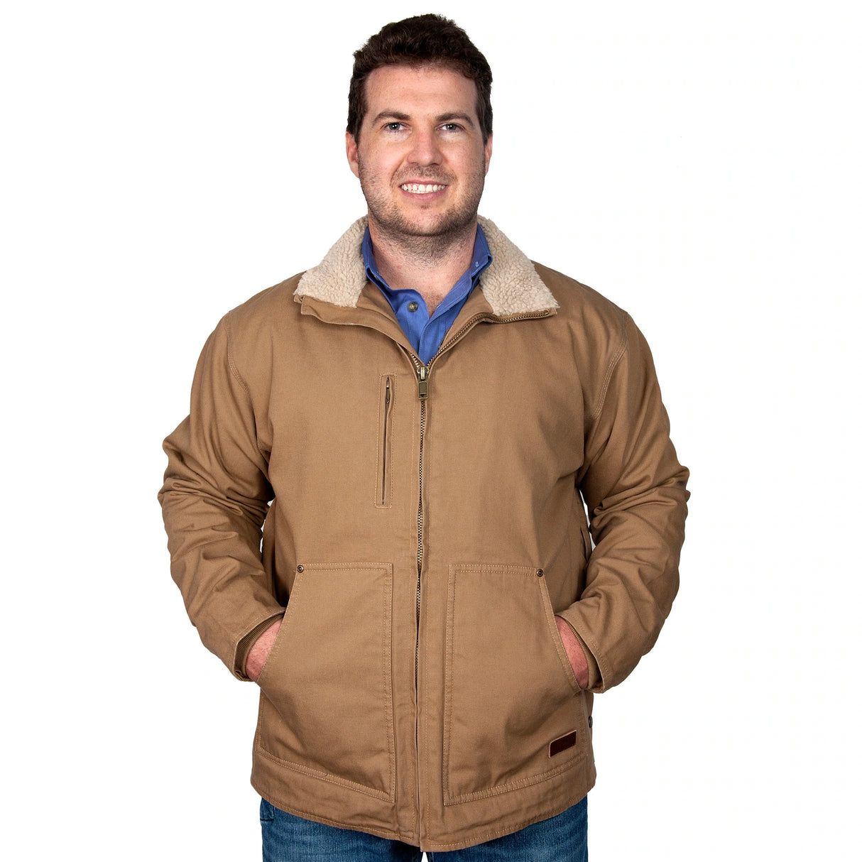 Diamantina Sherpa Jacket - Khaki