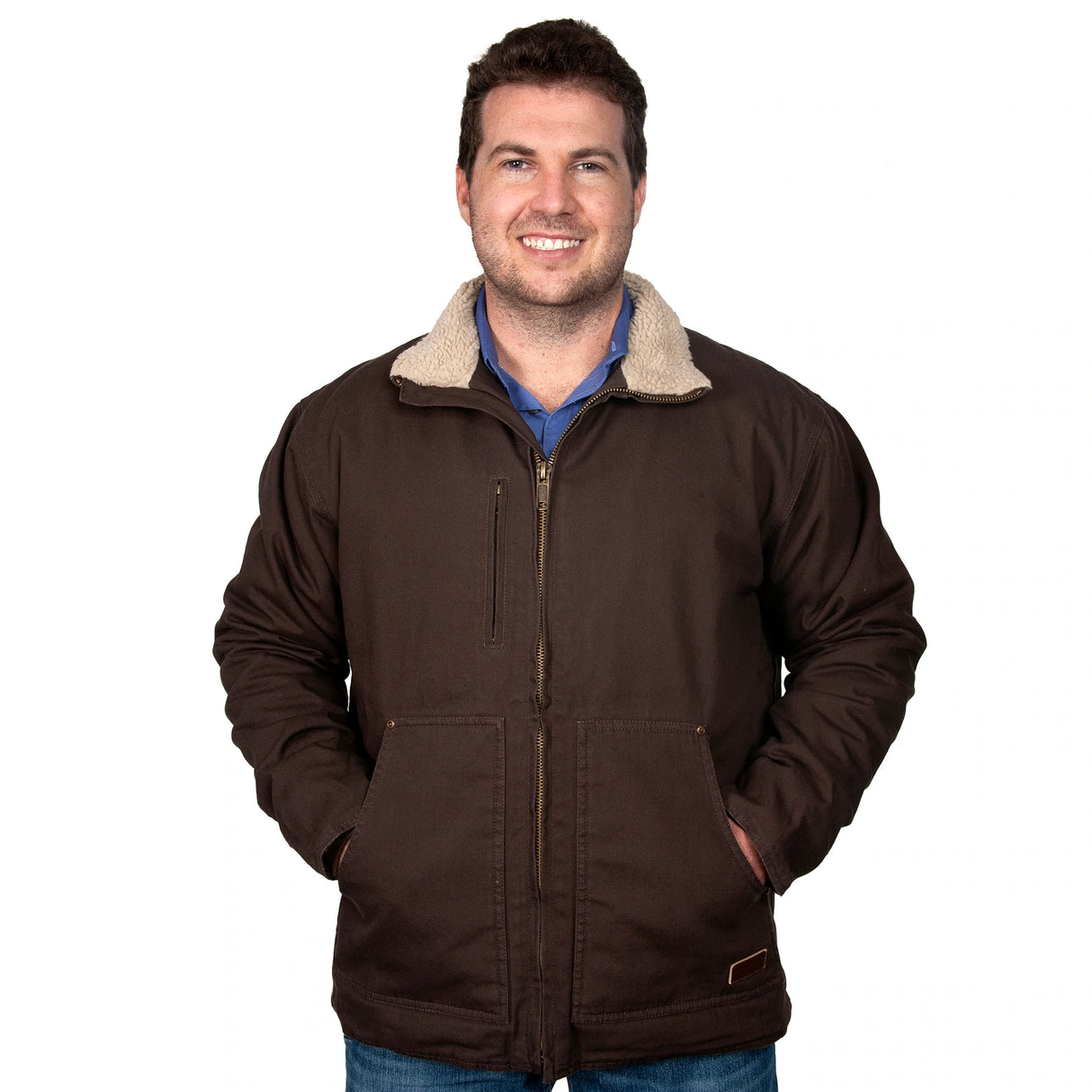 Diamantina Sherpa Jacket - Chocolate