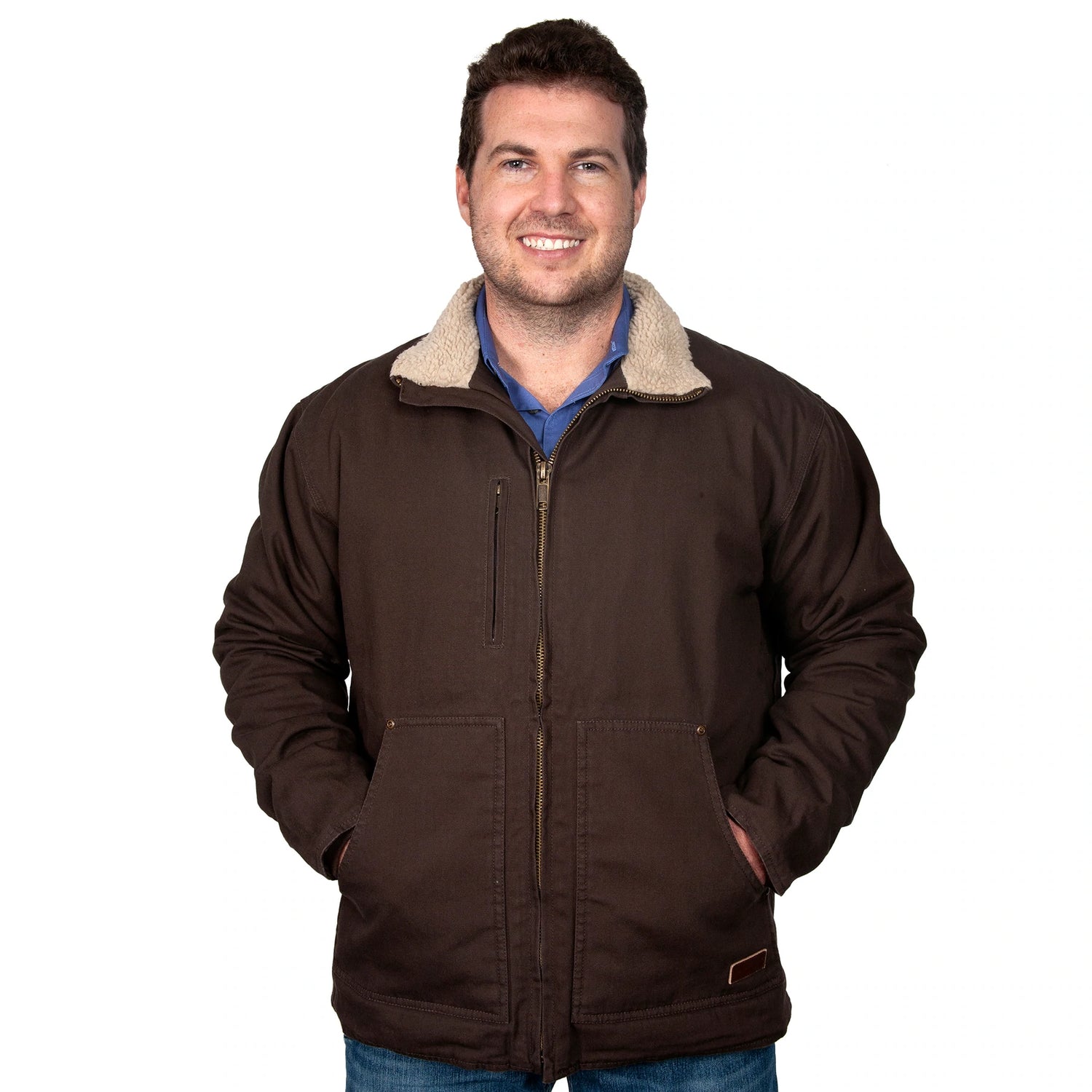 Diamantina Sherpa Jacket - Chocolate