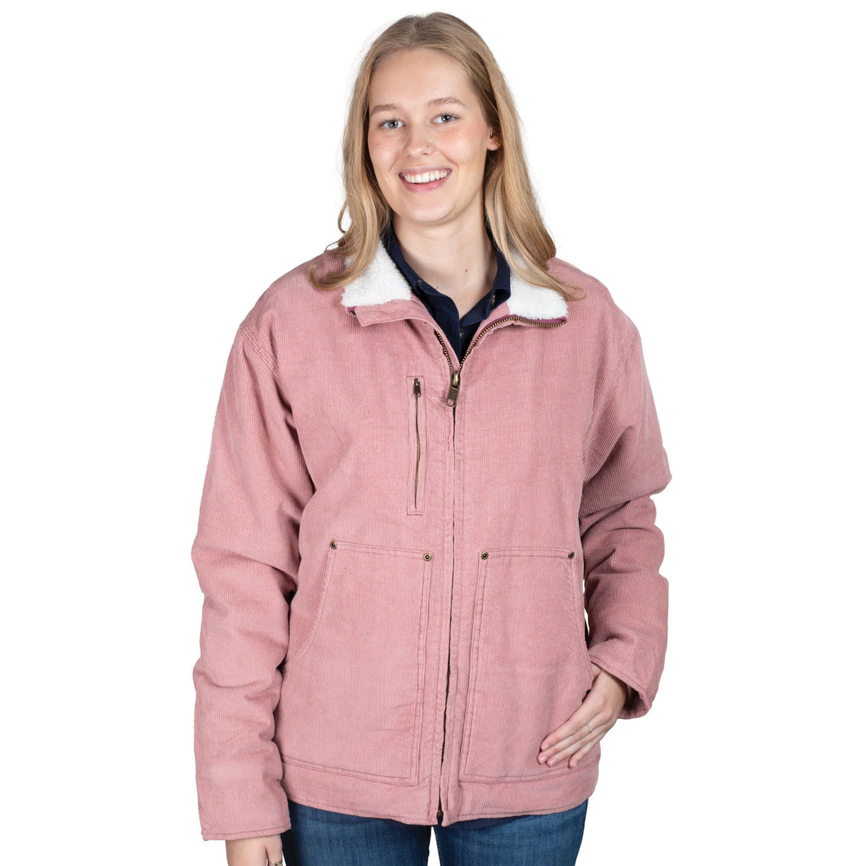 JC ADULT Diamantina Sherpa Corduroy Jacket