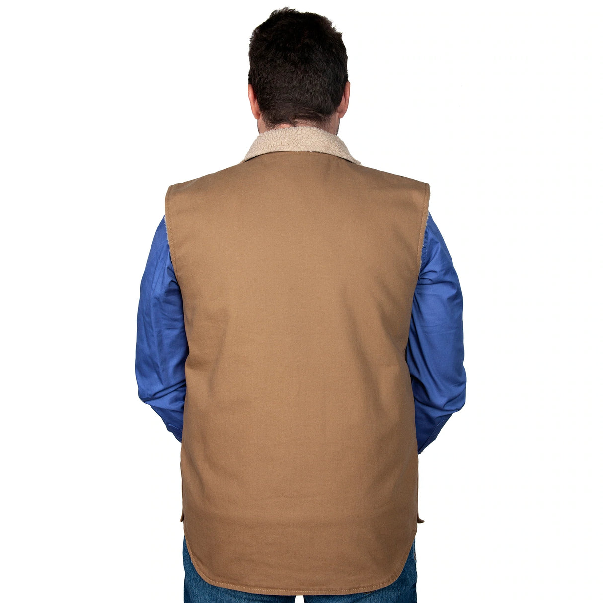 Diamantina Sherpa Vest - Khaki