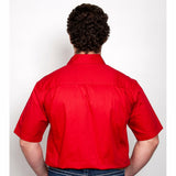 Mens Adam Workshirt SS 1 2 Chilli 1