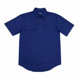 Mens Adam Workshirt SS 1 2 Cobalt 2