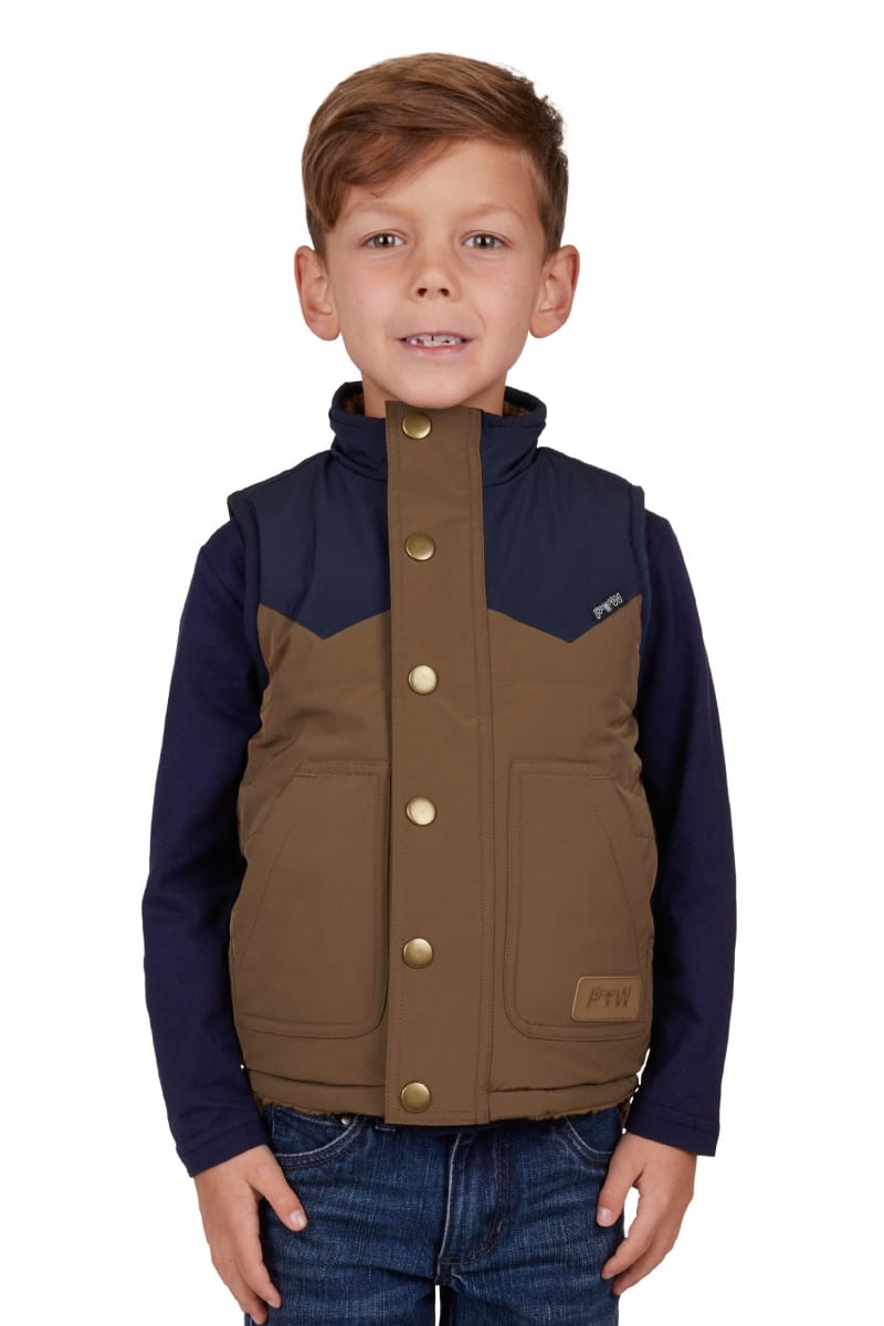 Pure Western Boys Martin Revs Vest