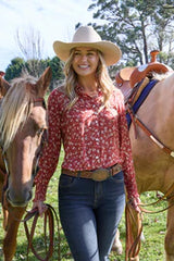 Pure Western Womens Tahnee LS Shirt