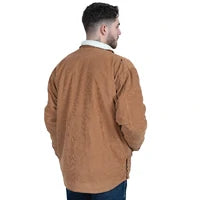 Diamantina Sherpa Corduroy Jacket - Caramel