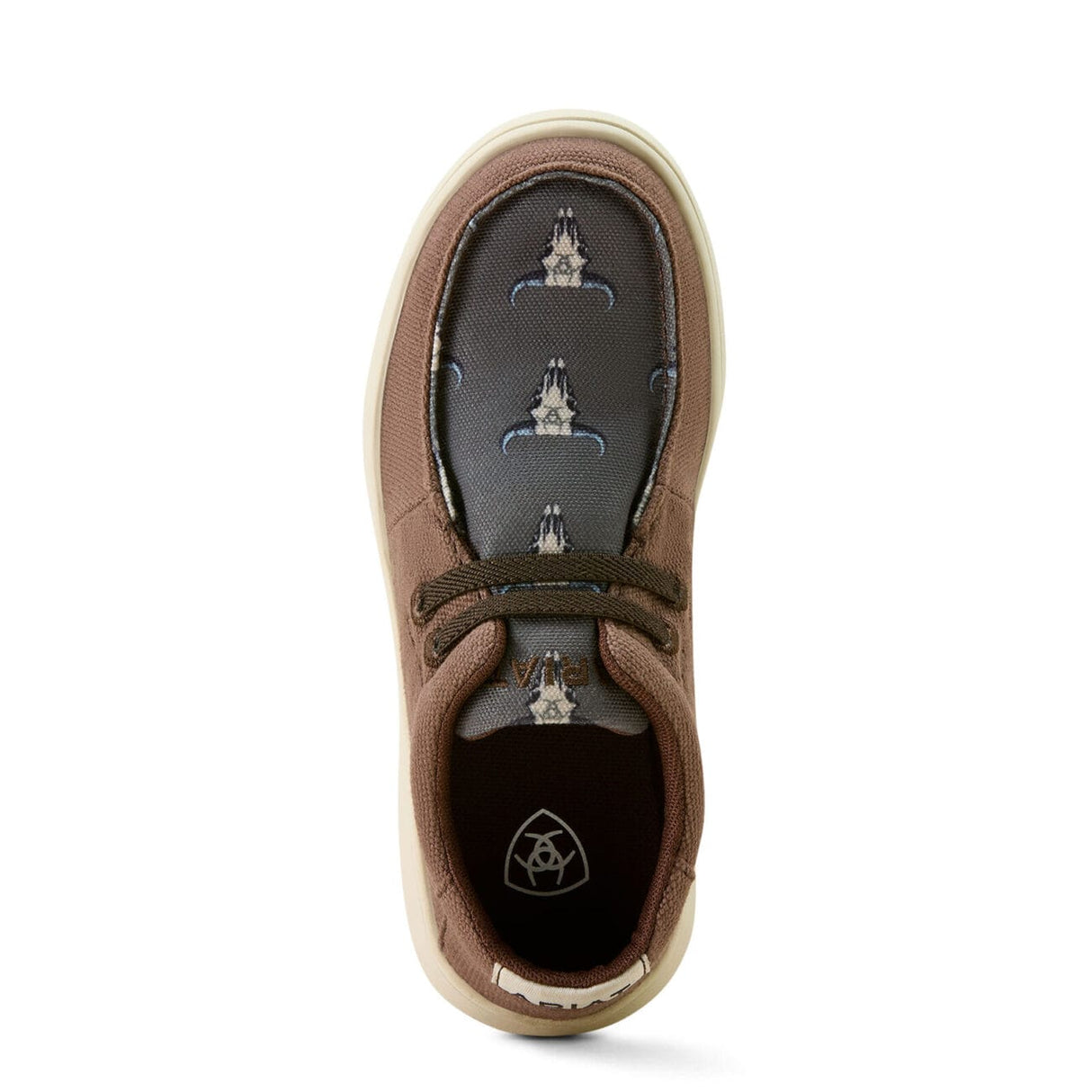 Ariat Youth Hilo - Chocolate Steer Heads