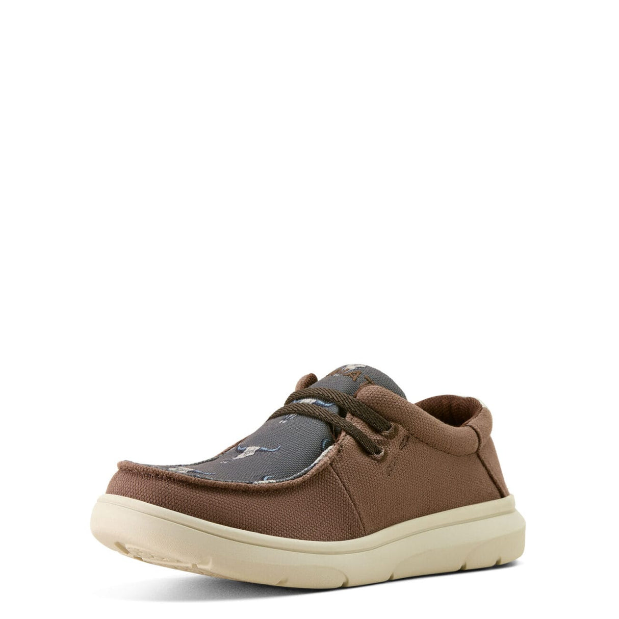 Ariat Youth Hilo - Chocolate Steer Heads