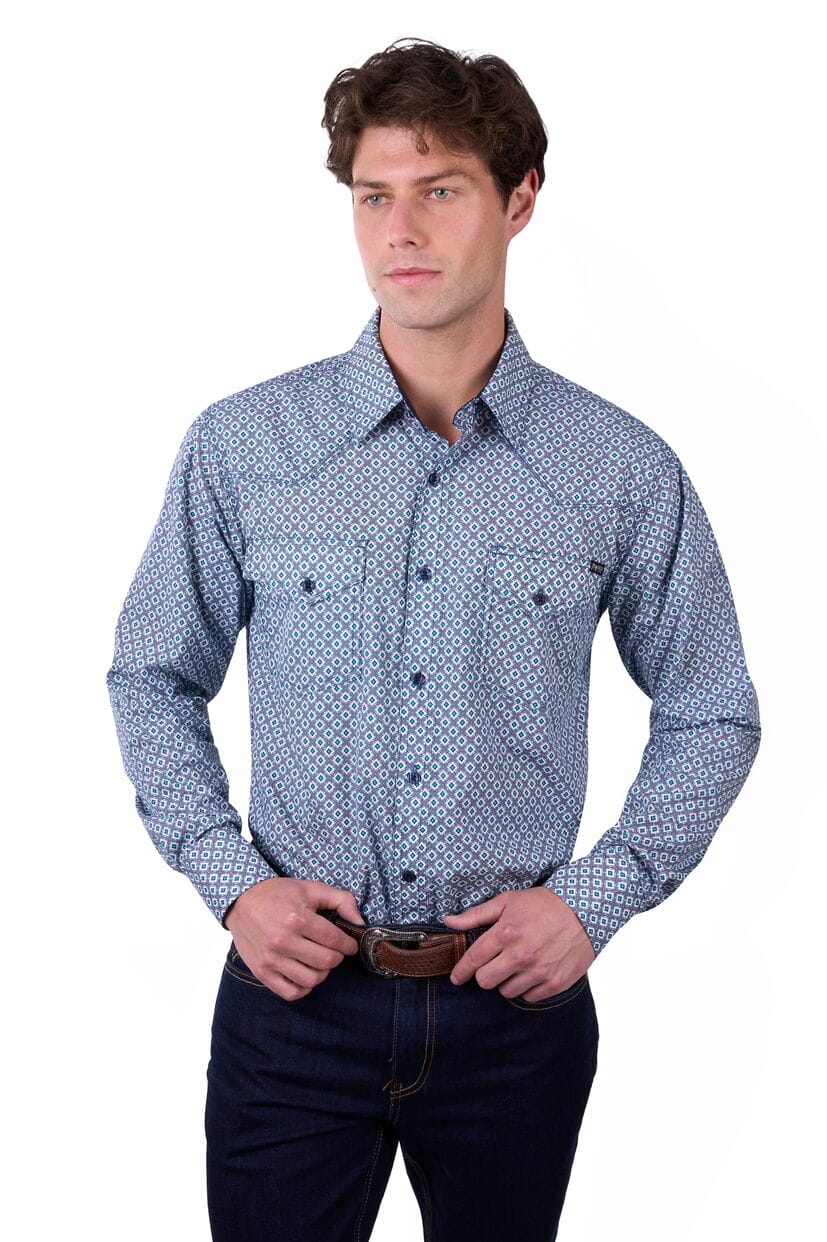 Pure Western Mens Mark LS Shirt