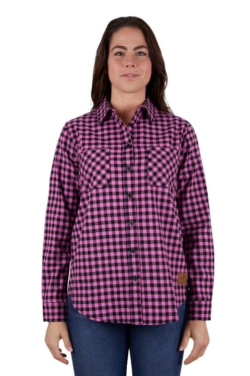 Womens Adrianna Thermal LS Shirt