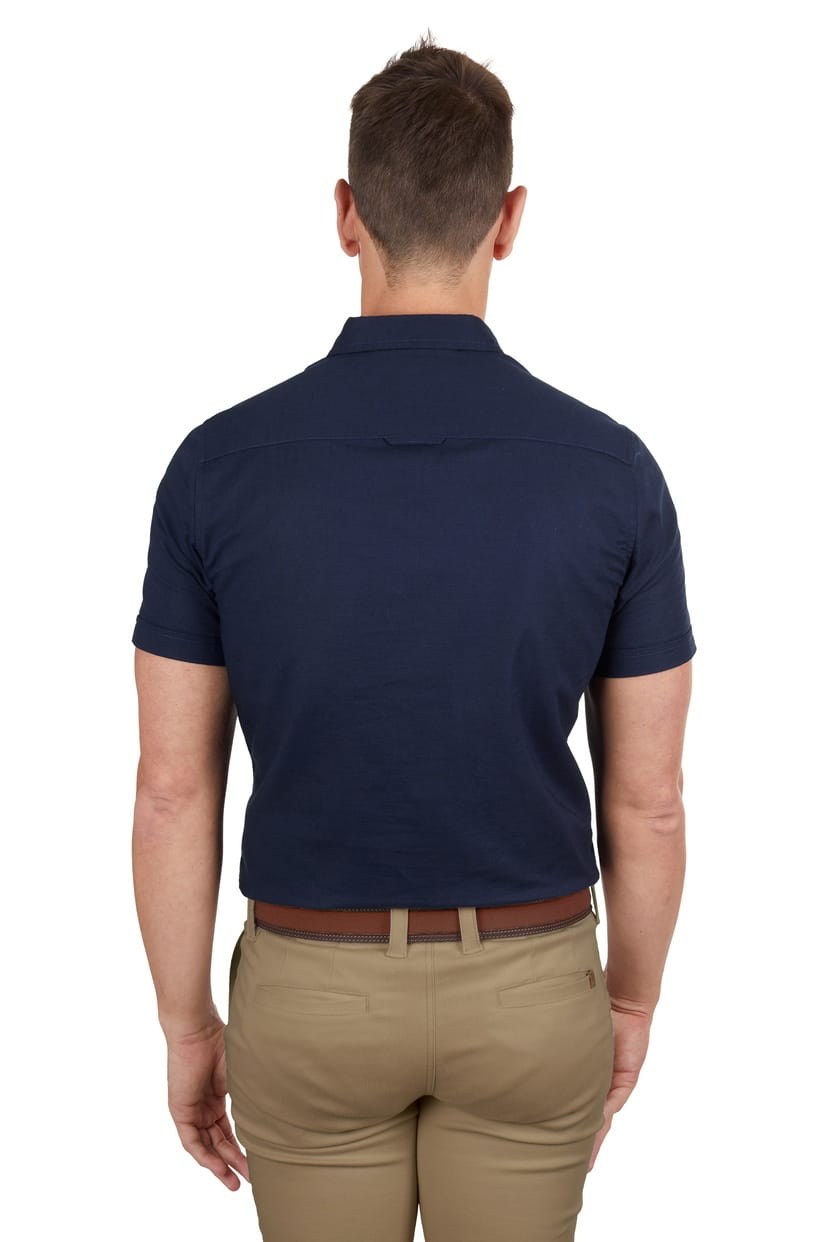Thomas Cook Mens Linen Tailored SS Shirt