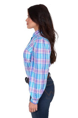 WRangler Womens Emily Check LS Shirt