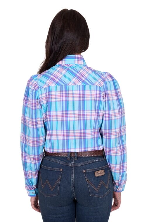 WRangler Womens Emily Check LS Shirt
