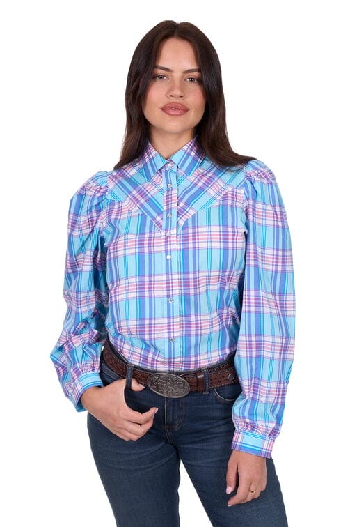 WRangler Womens Emily Check LS Shirt