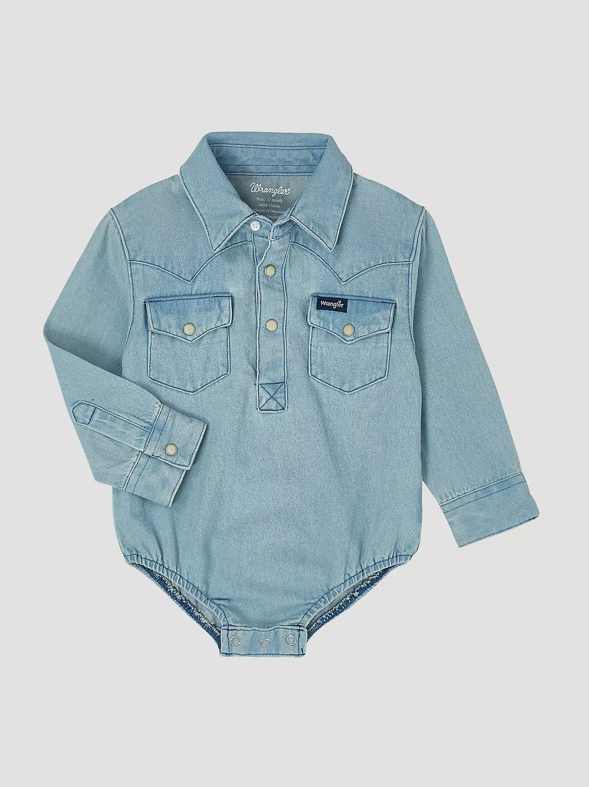 Wrangler Infant Western LS Bodysuit