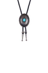 Turquoise Stone Bolo Tie