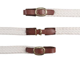 Hack Reins White 1"x5'/1.53m