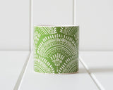 Rustic Fan Ceramic Pot Large FOREST