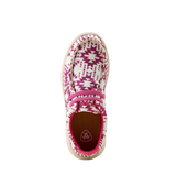 Ariat Youth Hilo - Bright Rose Southwestern Glitter