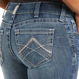 Womens REAL Mid Rise Stackable Straight Leg Stretch