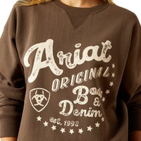 Ariat Womens Oversized Crew Sweatshirt