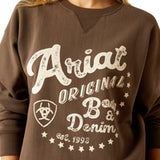 Ariat Womens Oversized Crew Sweatshirt