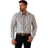 Ariat Mns Winkle Free Ari Fitted Snap LS Shirt