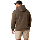 Ariat Mns Rebar Lightweight Logo Hoodie